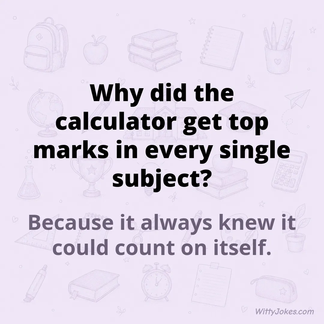 Why Did the Calculator Get Top Marks in Every Subject?