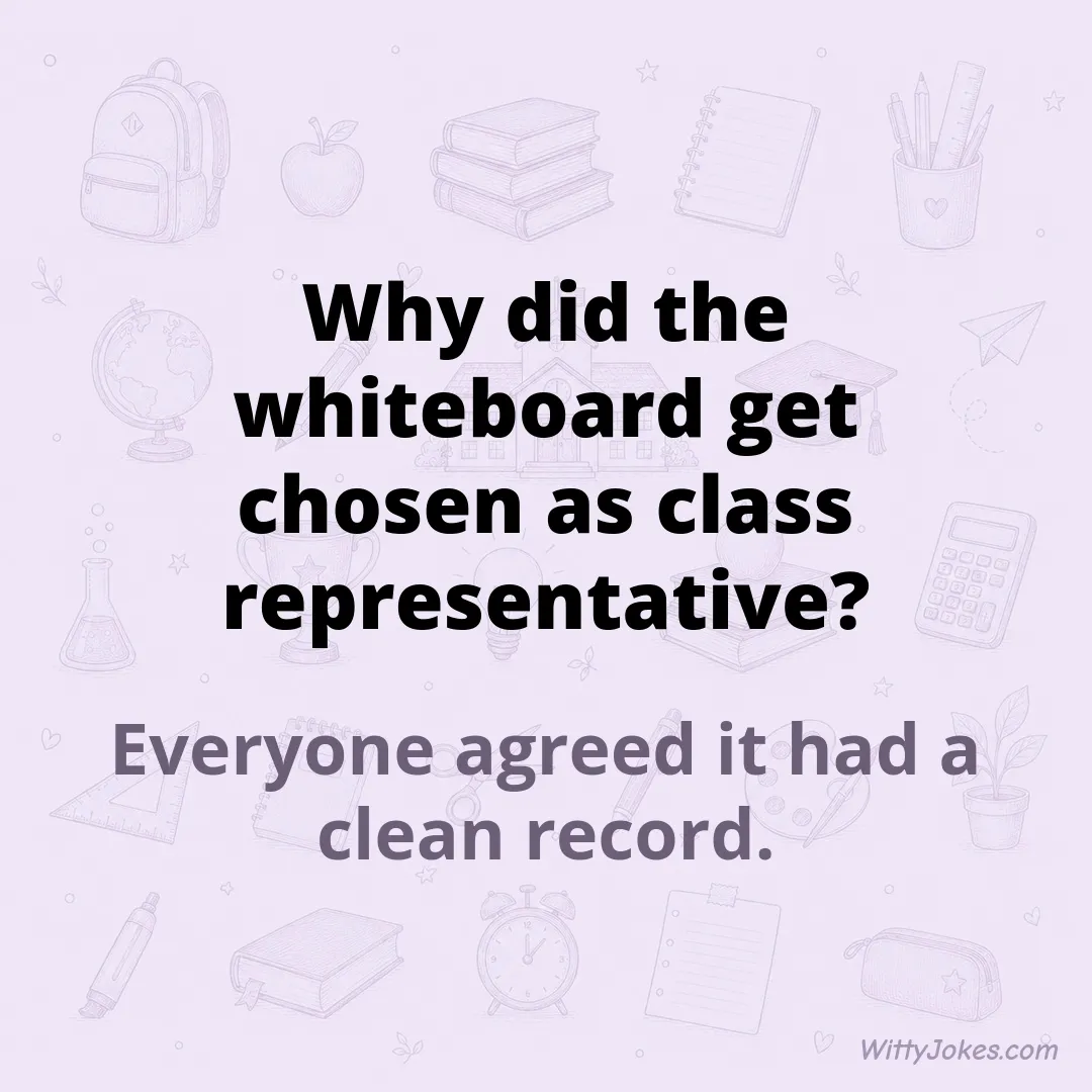 Why Did the Whiteboard Get Chosen as Class Representative?